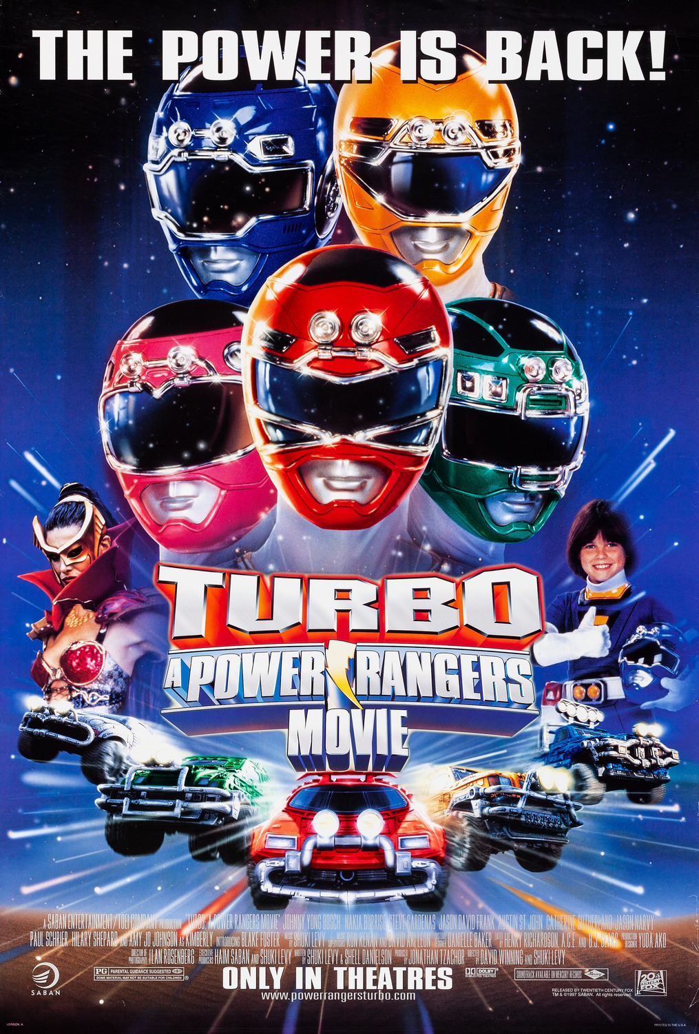 Turbo: A Power Rangers Movie (1997) starring Jon Simanton on DVD on DVD