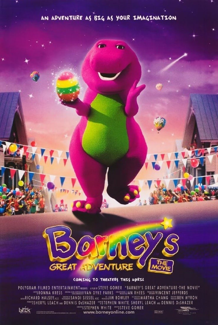 Barney's Great Adventure (1998) starring Alan Fawcett on DVD on DVD
