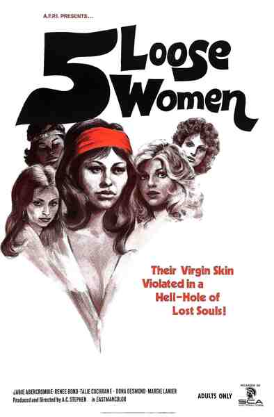 Five Loose Women (1974) starring Jabie Abercrombe on DVD on DVD