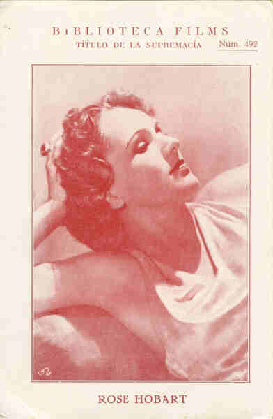 Rose Hobart (1936) with English Subtitles on DVD on DVD