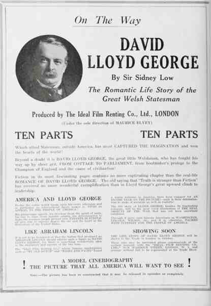 The Life Story of David Lloyd George (1918) with English Subtitles on DVD on DVD