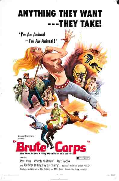 Brute Corps (1971) starring Paul Carr on DVD on DVD