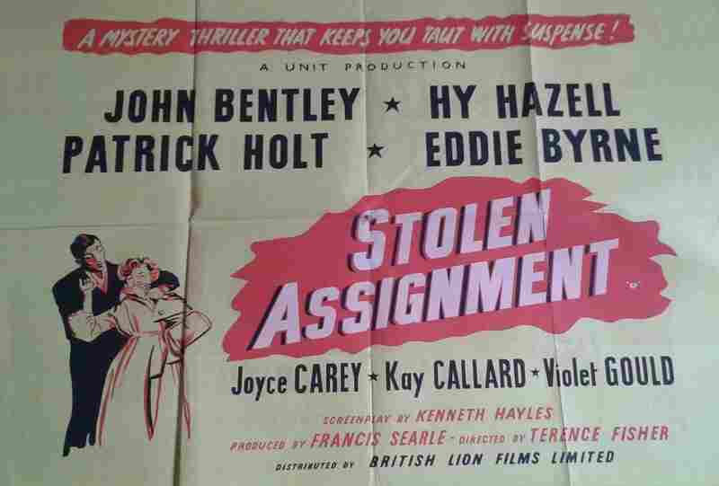 Stolen Assignment (1955) starring John Bentley on DVD on DVD