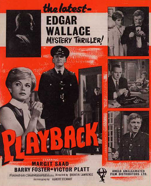 Playback (1962) starring Margit Saad on DVD on DVD