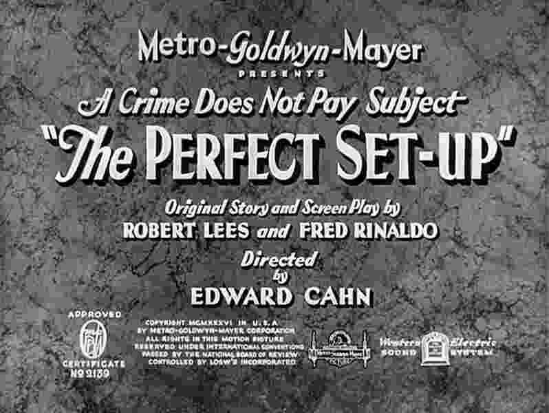 The Perfect Set-Up (1936) starring Helene Chadwick on DVD on DVD
