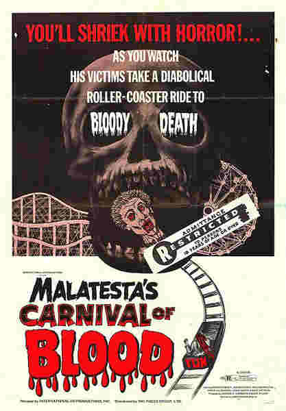 Malatesta's Carnival of Blood (1973) starring Janine Carazo on DVD on DVD