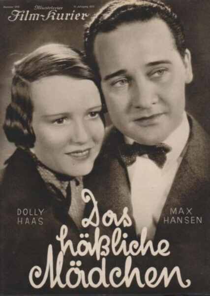 Das häßliche Mädchen (1933) with English Subtitles on DVD on DVD
