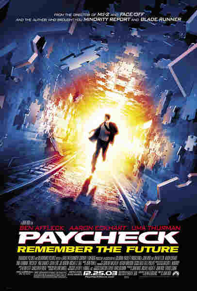 Paycheck (2003) Starring Ben Affleck on DVD on DVD