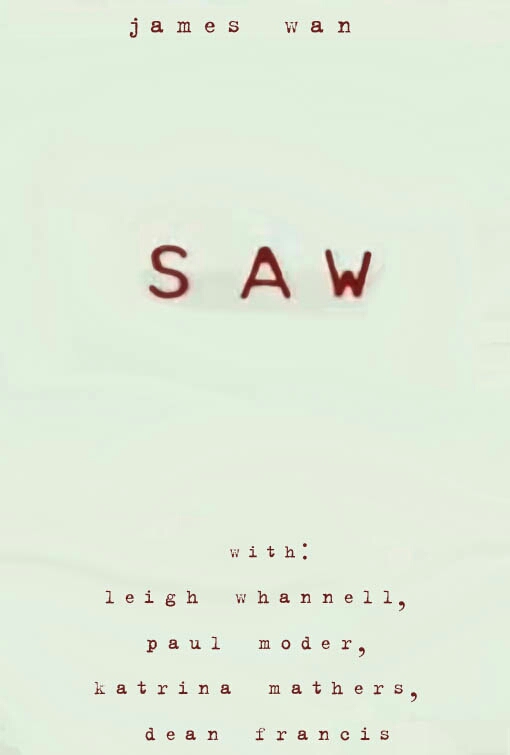 Saw (2003) starring Leigh Whannell on DVD on DVD
