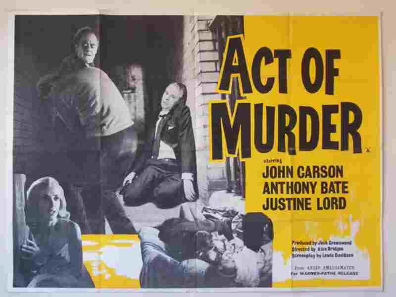 Act of Murder (1964) starring Anthony Bate on DVD on DVD
