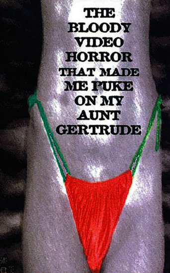 The Bloody Video Horror That Made Me Puke on My Aunt Gertrude (1989) starring Jared Bushansky on DVD on DVD