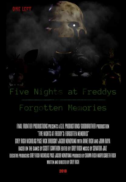 Five Nights at Freddy's: Forgotten Memories (2017) starring Nick Brodsky on DVD on DVD